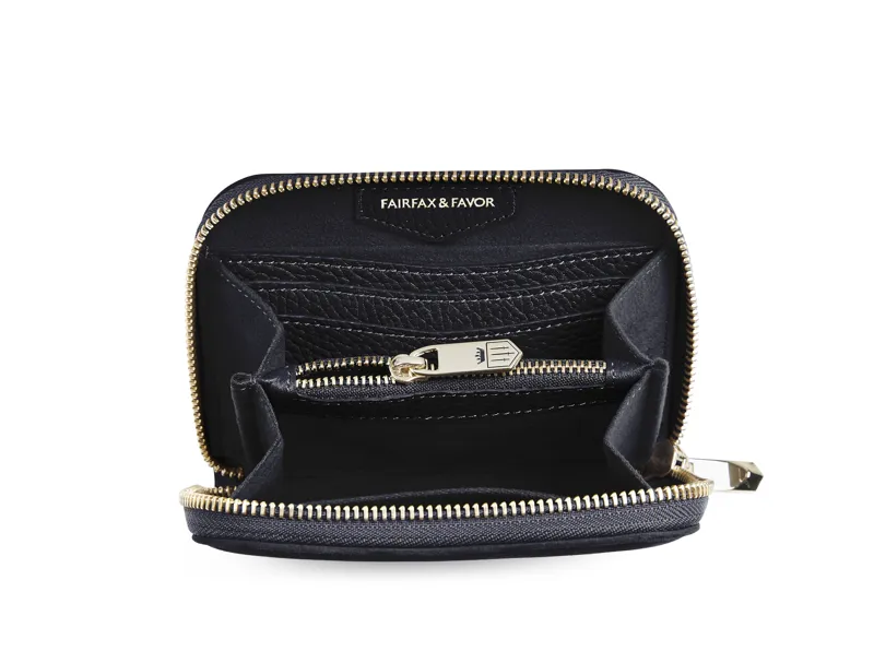 Fairfax and Favor Mini Salisbury Purse Navy-1
